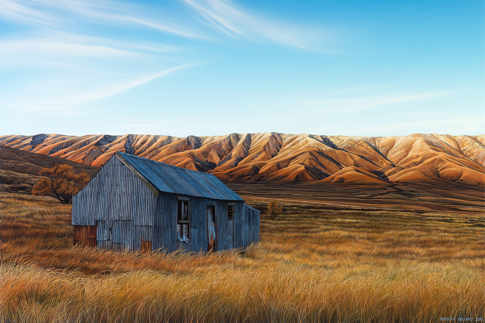 Farmstead, Hawkdun Range, Otago