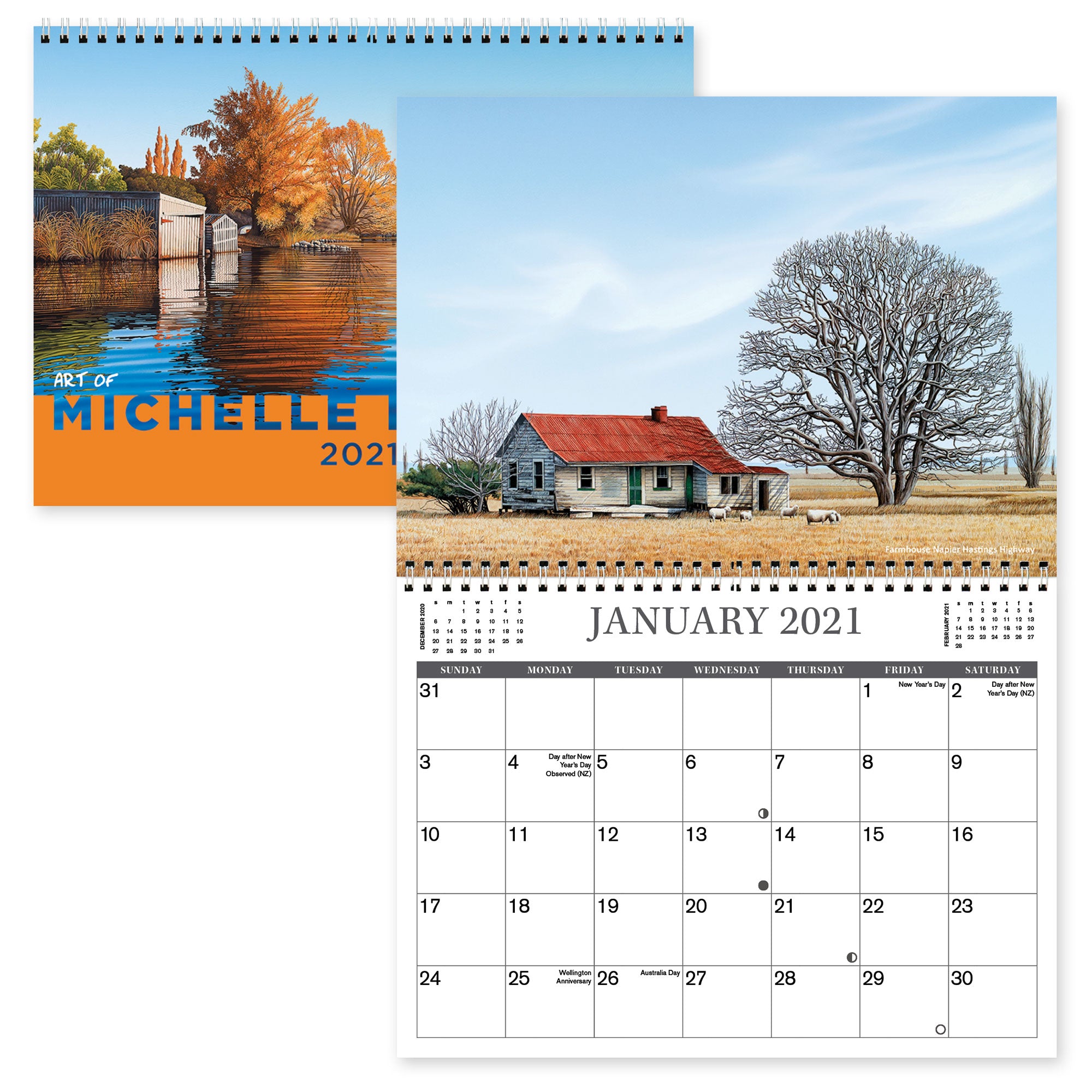 2021 Art of Michelle Bellamy Calendar