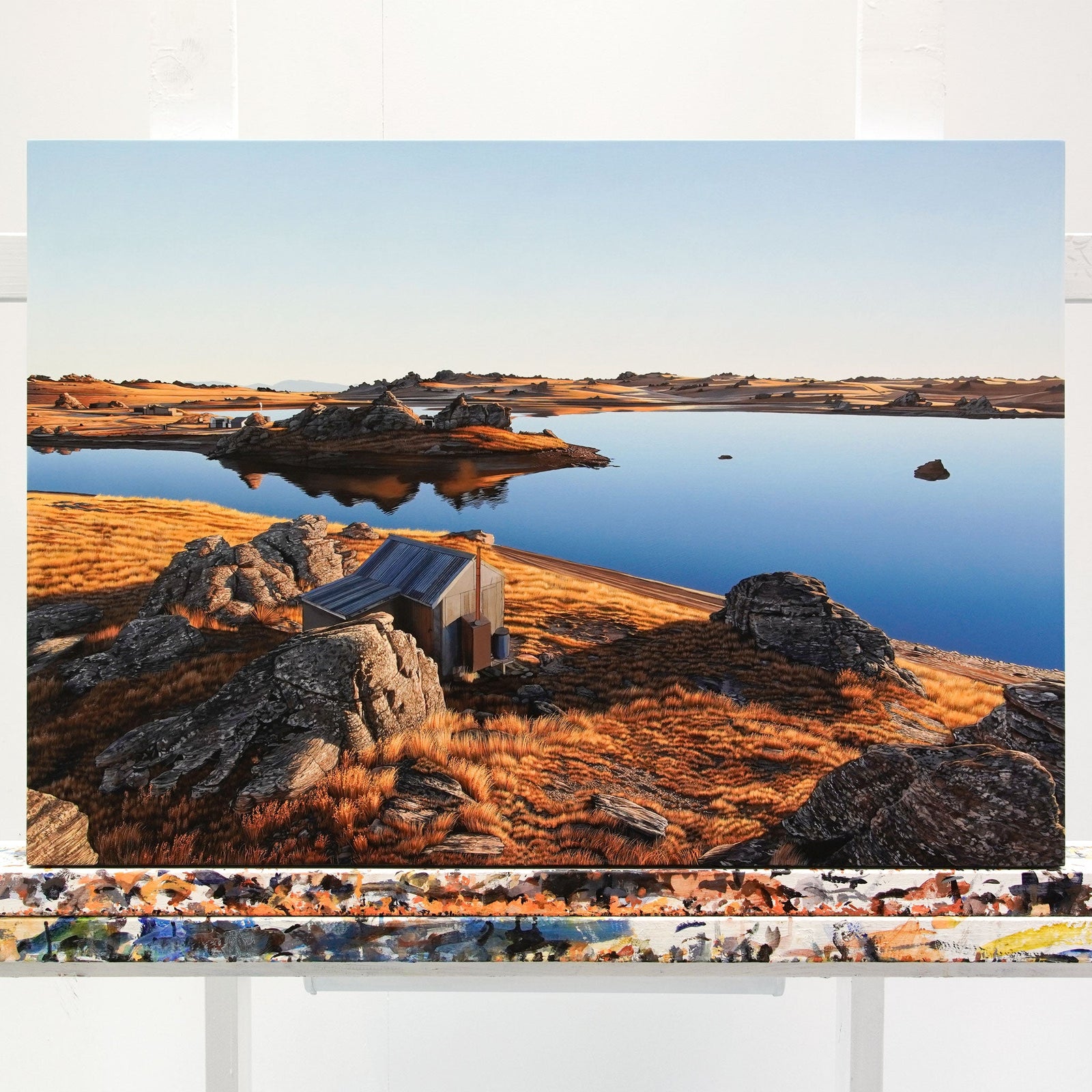 Poolburn Dam painting