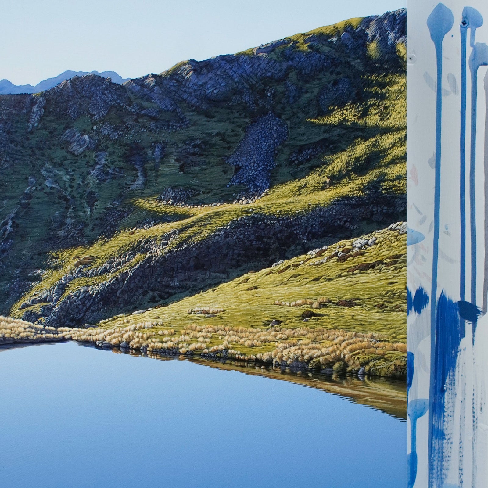 Detail in the St Arnaud painting