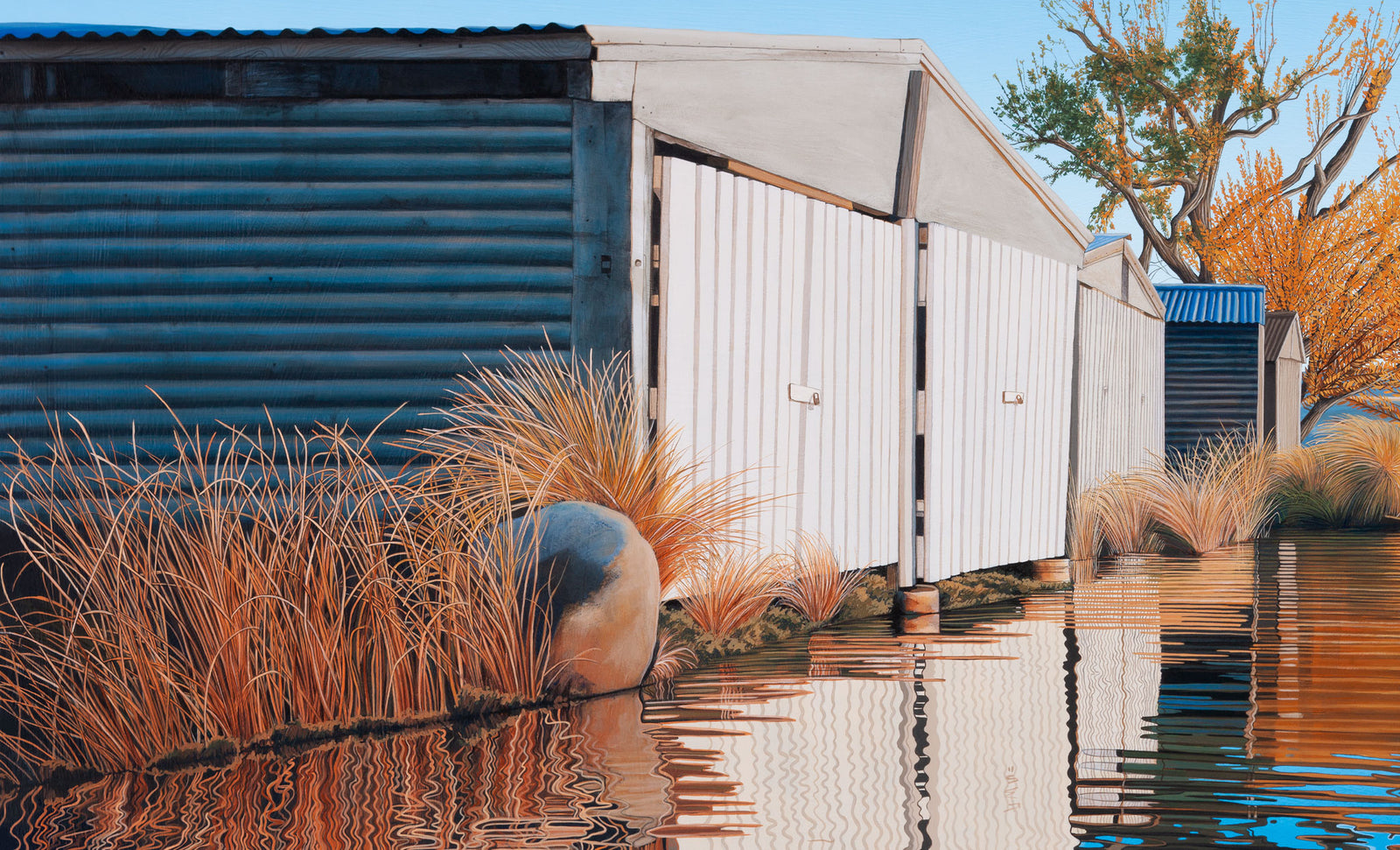 Lake Alexandrina Boat Sheds