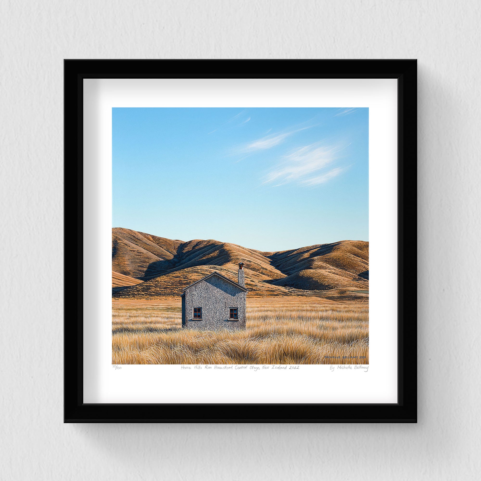 Set of 3 - Petite Prints - Southern, NZ - Black Frame