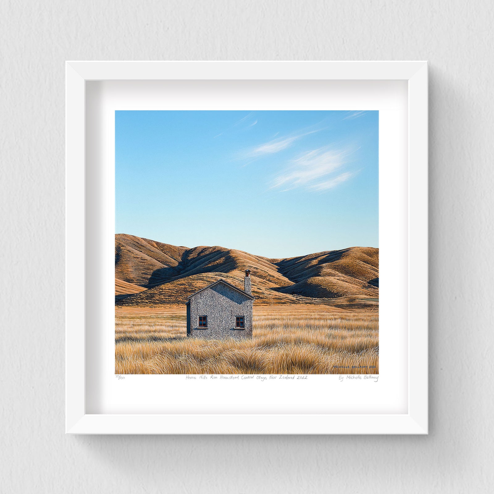 Set of 3 - Petite Prints - Selected New Zealand Trios - White Frame