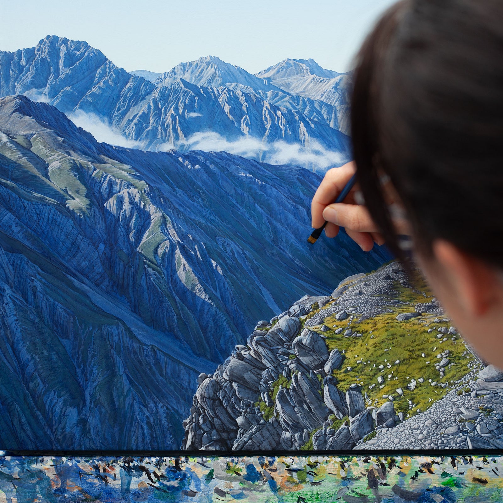 Sefton Bivvy Perched Above the Hooker Valley