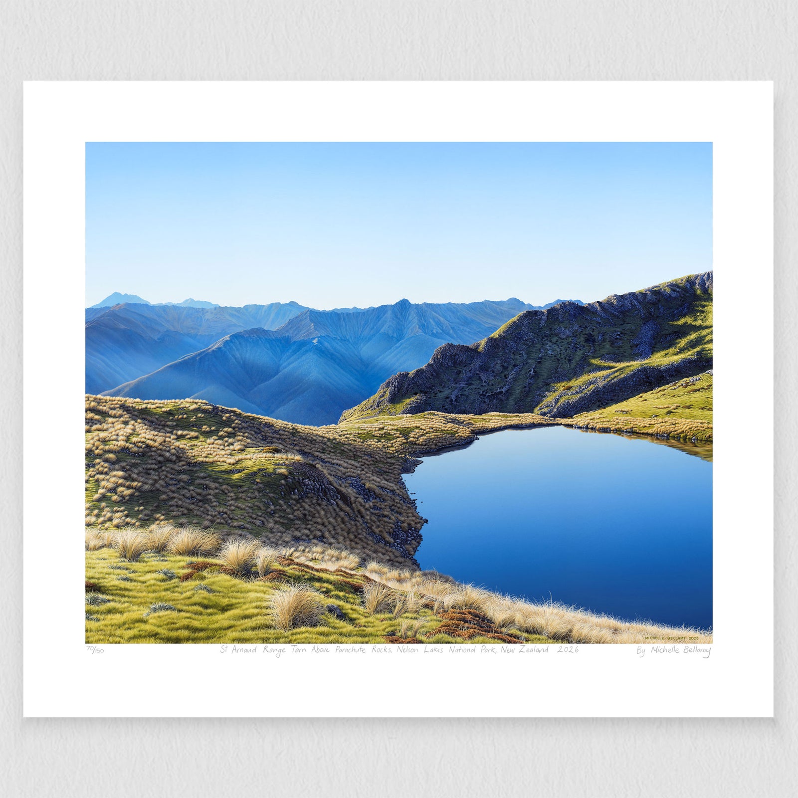 St Arnaud Range Tarn Above Parachute Rocks 150