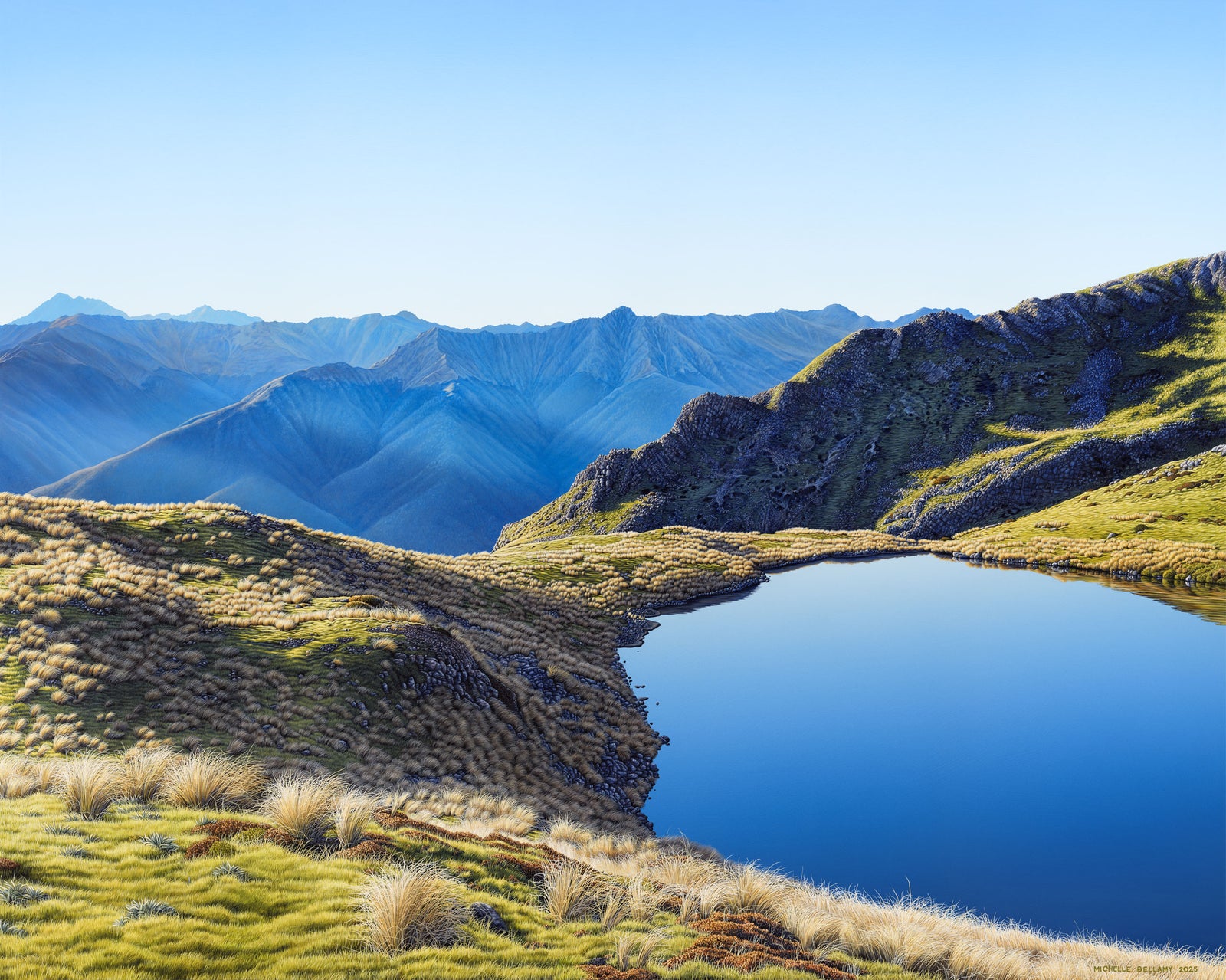 St Arnaud Range Tarn Above Parachute Rocks