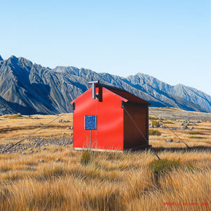 Ball Hut Alone, Tasman Glacier 150