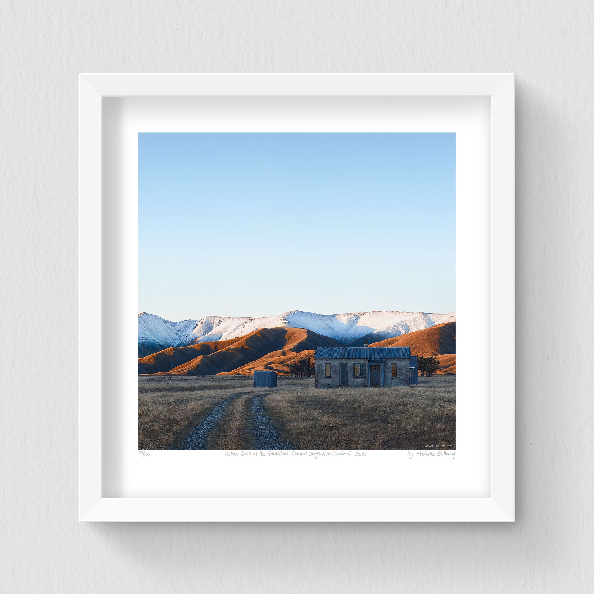 Set of 3 - Petite Prints - Selected New Zealand Trios - White Frame