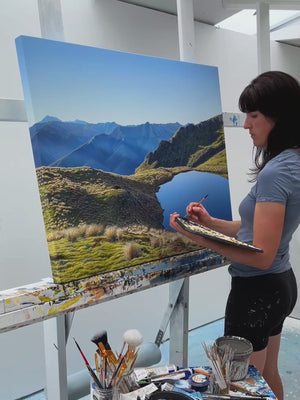 St Arnaud Range Tarn Above Parachute Rocks 150