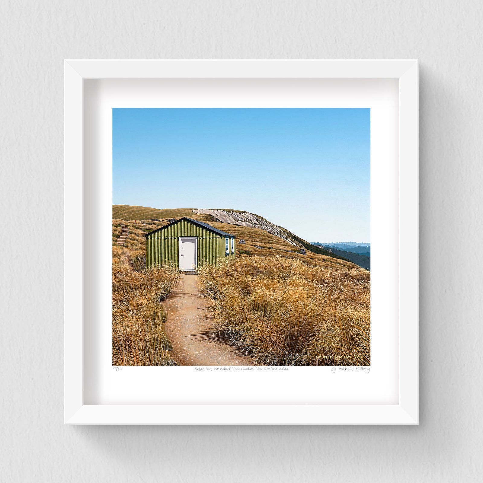 Set of 3 - Petite Prints - NZ - White Frame