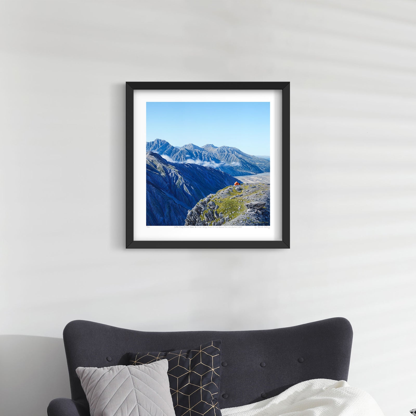 Sefton Bivvy Perched Above the Hooker Valley 150