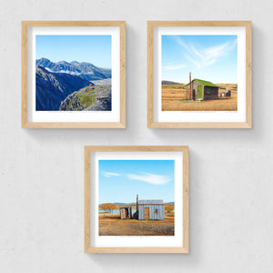 Set of 3 - Petite Prints - NZ South