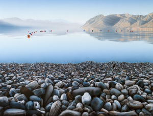 Buoys lake Hawea