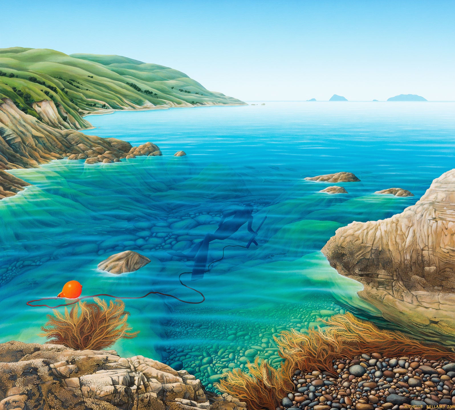 Okiwi Bay Spearfisherman