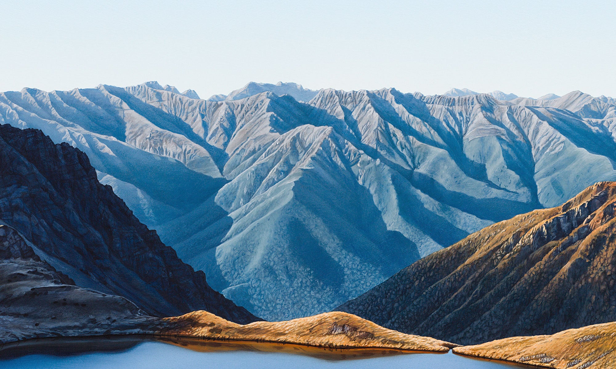 Raglan Range Beyond the Tarn