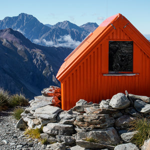 Sefton Bivvy Perched Above the Hooker Valley