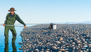 Whitebaiter Fisherman